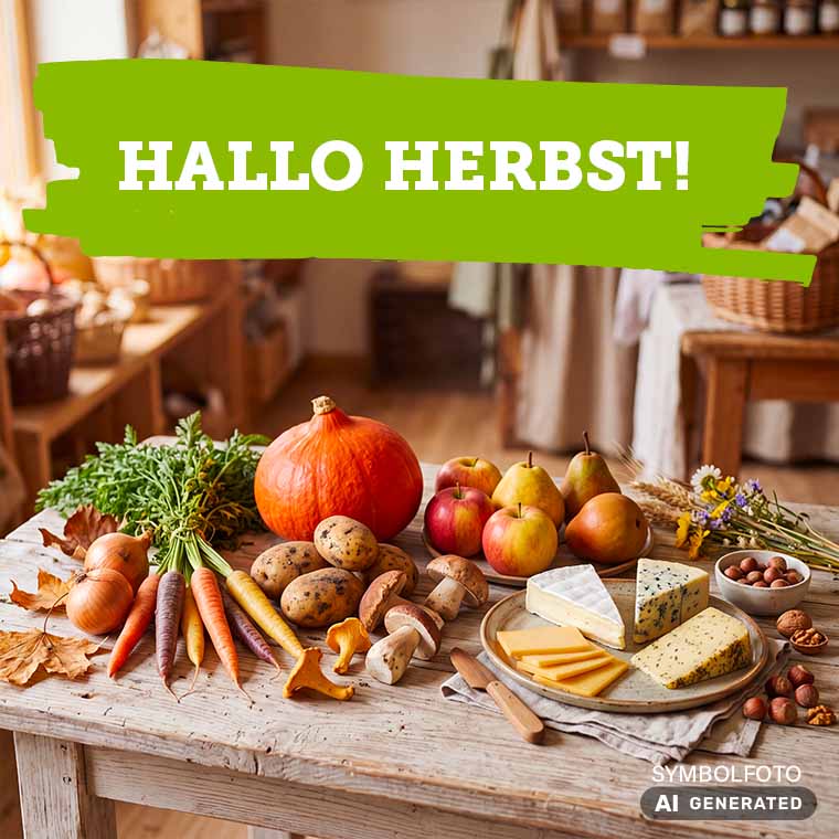 Bio-Produkte für den Herbst