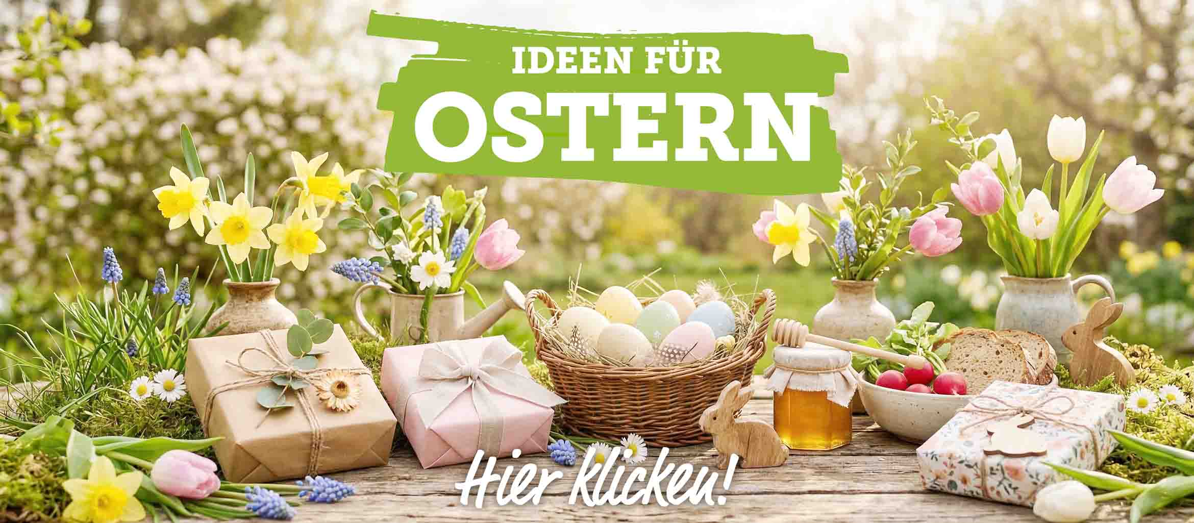 Osterideen - Biologische Geschenke, Süßgkeiten, Tee, Gebäck, Fisch und mehr für Ostern online bestellen