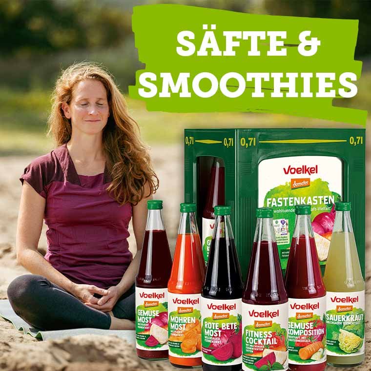 Bio-Saft, Bio-Smoothies, Voelkel Fastenkasten online kaufen