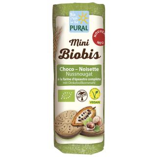 Mini Biobis Nussnougat Dinkel Doppelkeks palmölfre