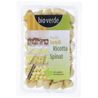 Tortelli Ricotta und Spinat