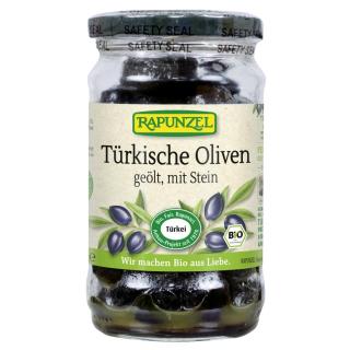 Türkische Oliven, geölt mit Stein