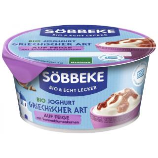 Joghurt Griechischer Art Feige Sonnenblumenkerne