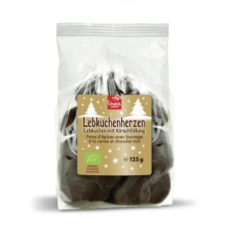 Lebkuchenherzen gefüllt