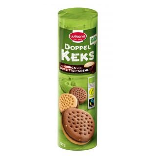 Doppelkeks mit Zartbittercreme