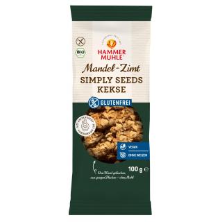 Simply Seeds Kekse Mandel-Zimt gf 100 g