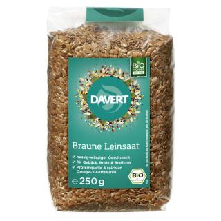 Braune Leinsaat