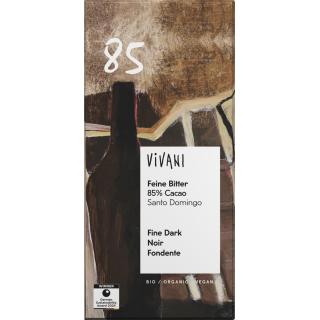 Feine Bitter Schokolade 85 % Cacao Santo Domingo 8