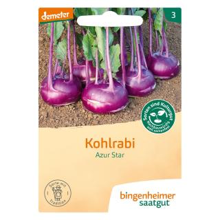 Kohlrabi blau