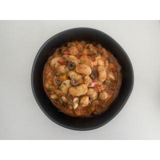 Riesenbohnensalat mit Oliven