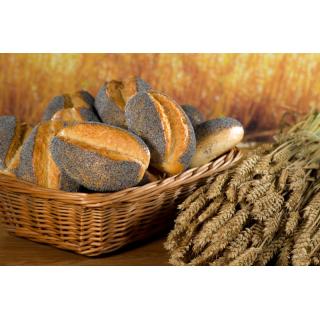 Mohnbrötchen hell, 5 Stück