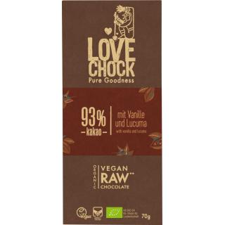 LoveChoc Tafel 93% Pur