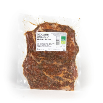 Grillsteaks Nacken gewürzt