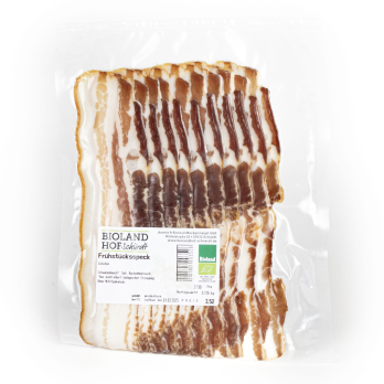 Frühstücksspeck geschnitten