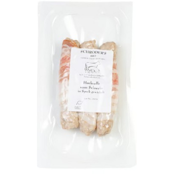 Hackrolle mit Bacon