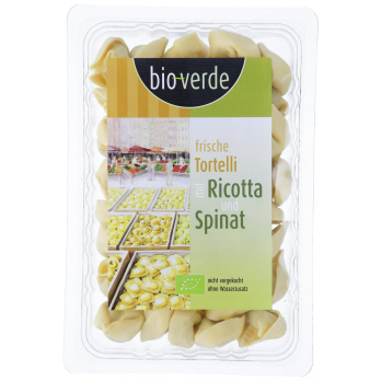 Tortelli Ricotta und Spinat