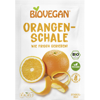 Orangenschale gerieben   10 g