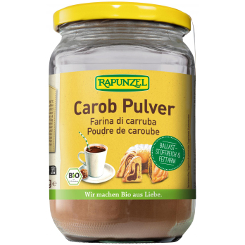 Carobpulver i. Glas