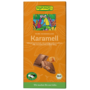 Vollmilch Schokolade mit Karamellfüllung HIH