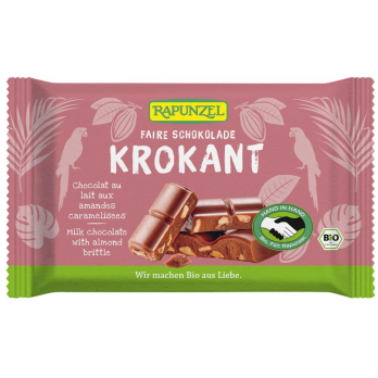 Vollmilch Krokant Schokolade