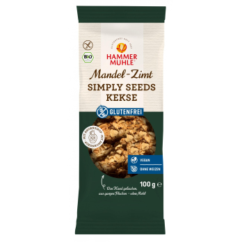 Simply Seeds Kekse Mandel-Zimt gf 100 g