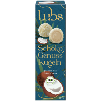 Schoko Genuss Kugeln mit Kokos-Creme 3 Stk 36 g