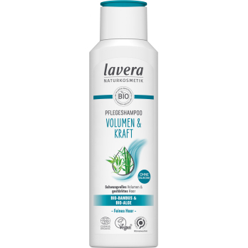 Pflegeshampoo Volumen und Kraft