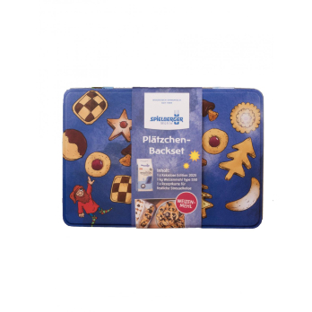 Plätzchen Backset Dose m. 1kg Weizenmehl 550