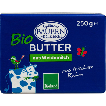 Süßrahmbutter Upländer 250g