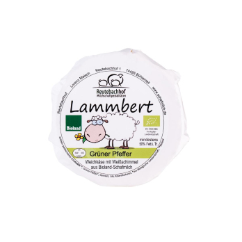 Schaf grüner Pfeffer Weichkäse, Lammbert