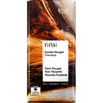 Dunkle Nougat Gianduja Schokolade 80 g