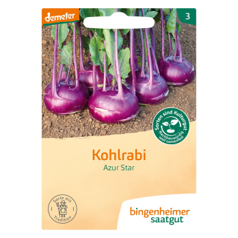 Kohlrabi blau
