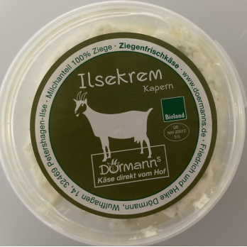 Ziegenfrischkäse Kapern & Zwiebeln, Ilsekrem
