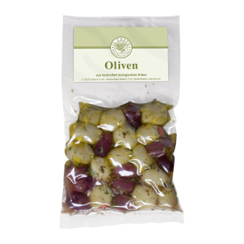 Oliven-Mix mit gefüllten Oliven