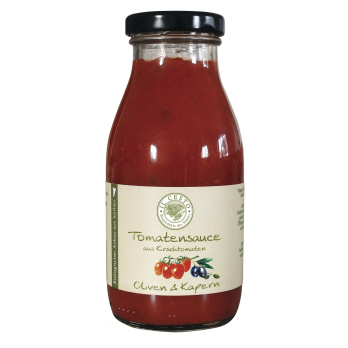 Tomatensauce mit Oliven und Kapern
