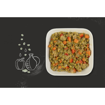 Linsen Salat mit Belugalinsen und Balsamico Dressing