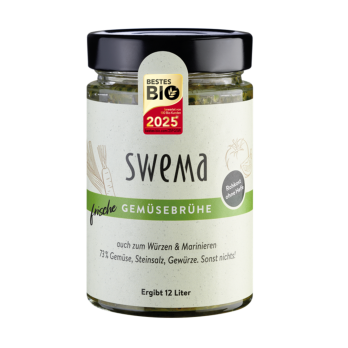 Frische Gemüsebrühe, roh und hefefrei