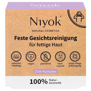 Feste Reinigung fettige Haut Niyok 1 Stk