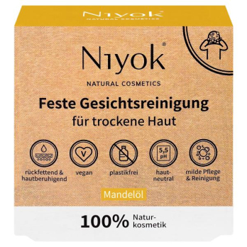 Feste Reinigung trockene Haut Niyok 1 Stk