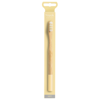 Bambuszahnbürste adult soft gelb 1 Stk