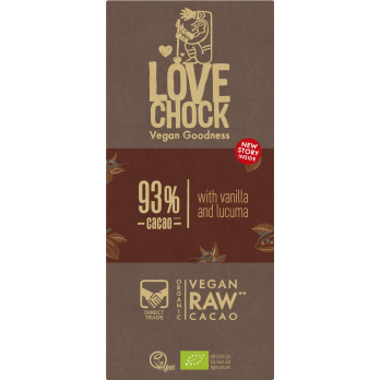 LoveChoc Tafel 93% Pur