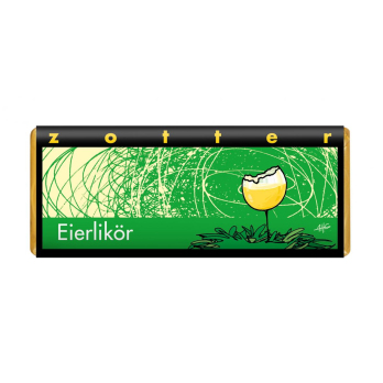 Eierlikör Schokol. alkoholh. Zotter 70 g