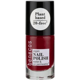 Nagellack cherry red