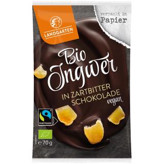 Bio Ingwer in Zartbitter-Schokolade 70 g