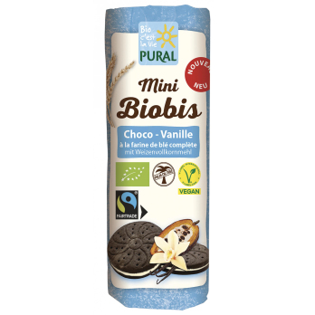 Mini Biobis Choco-Vanille Weizen Kakao Doppelkeks