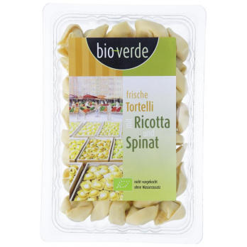 Tortelli Ricotta und Spinat