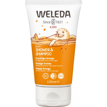 Kids 2in1 Shower+Shampoo Orange 150 ml