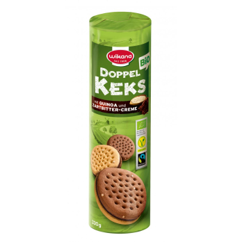 Doppelkeks mit Zartbittercreme