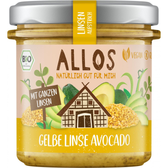 Linsen Aufstrich Gelbe Linse Avocado