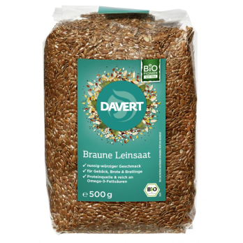 Leinsaat braun